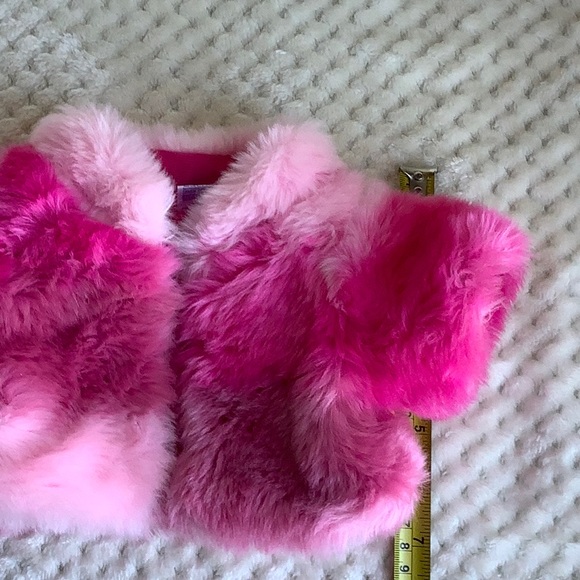 Build-A-Bear Pink Furry Coat For Build A Bear Plush - Picture 3 of 7